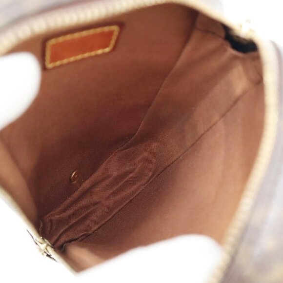 Authentic Louis Vuitton Monogram Gange Pochette Crossbody Bag Bum Shoulder Bag - Picture 10 of 15